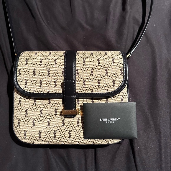 YSL MONOGRAM SMALL SATCHEL - Brand New Never Used - Picture 1 of 4